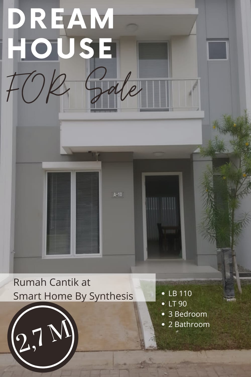 For Sale Rumah Cantik Smart Home By Synthesis