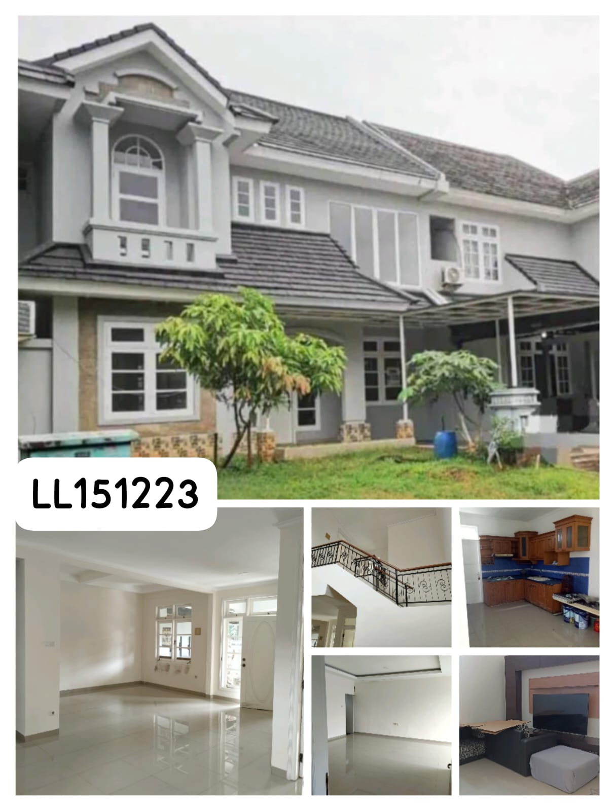 DIJUAL RUMAH SEMI FURNISH Rumah 2 lantai