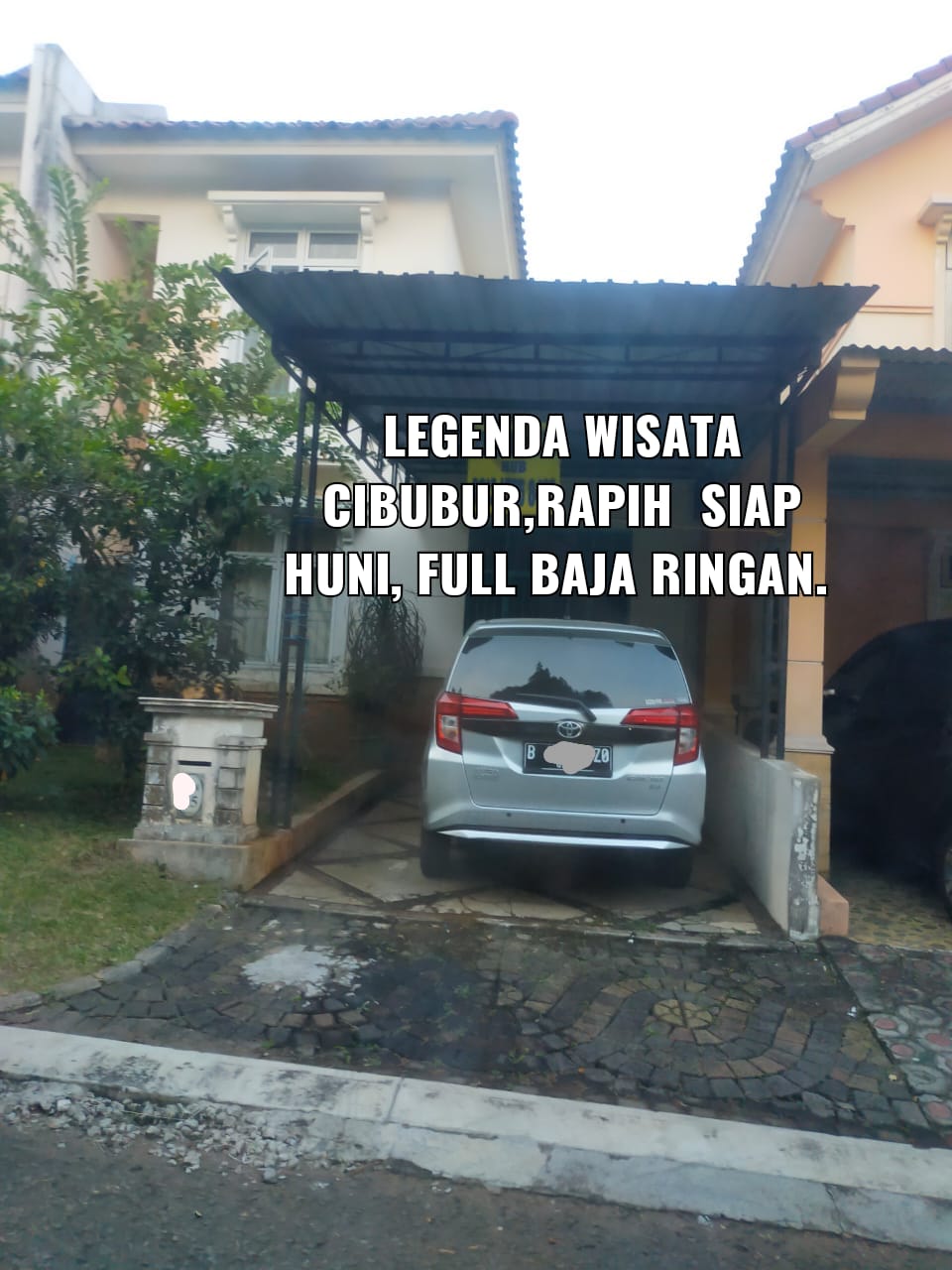 For sale Rumah 2 lantai Atap sudah baja ringan dan kusen alumunium