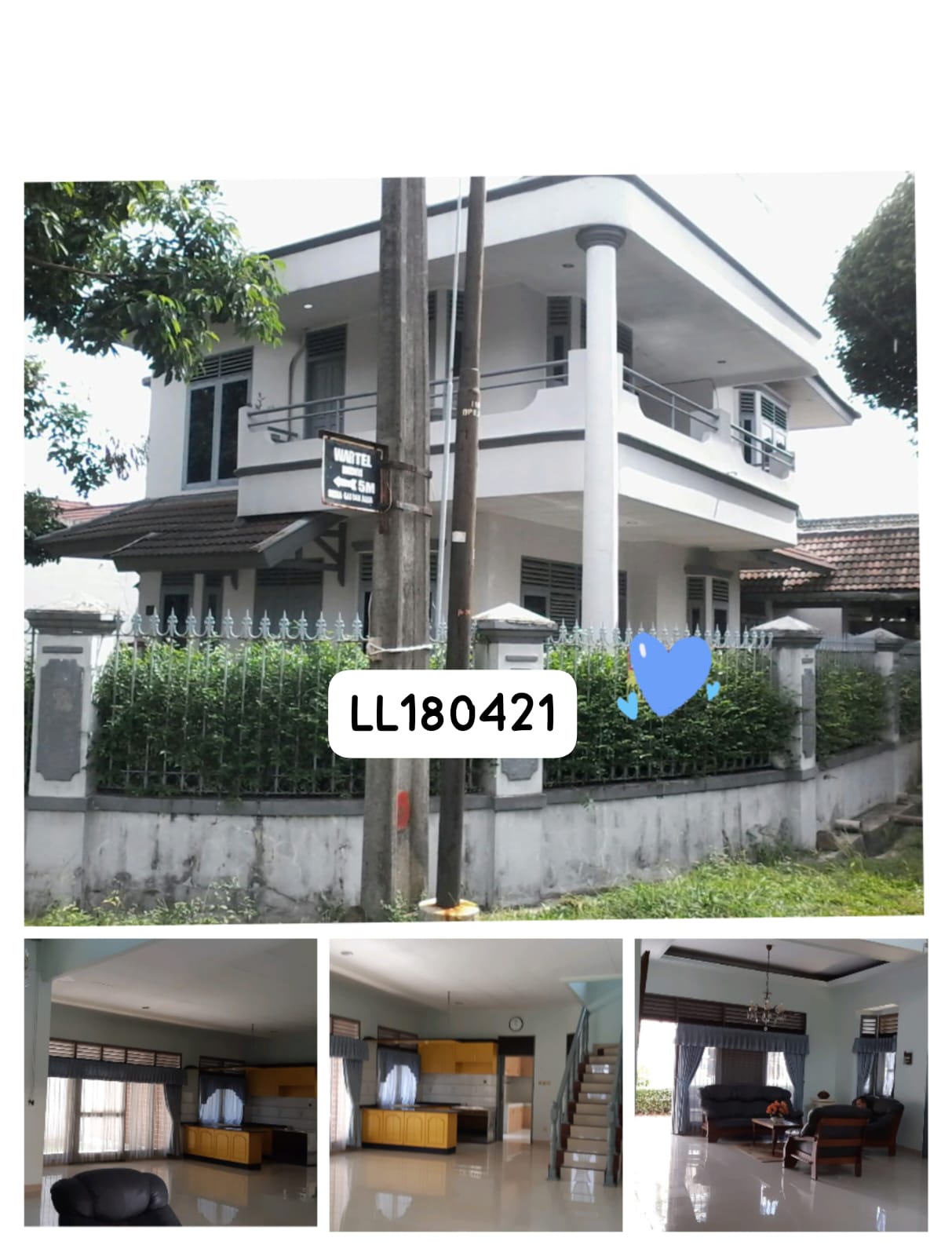 Rumah mewah murah semi furnish