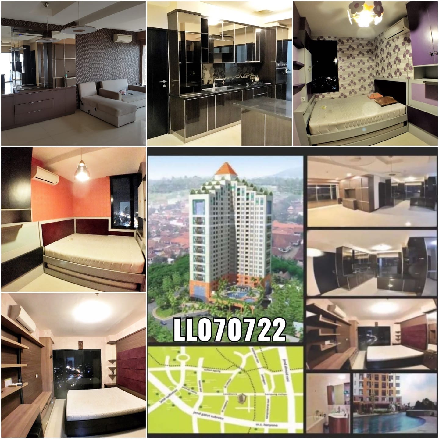 DIJUAL DIBAWAH NJOP !! Penthouse Apartemen Full furnish furniture mewah