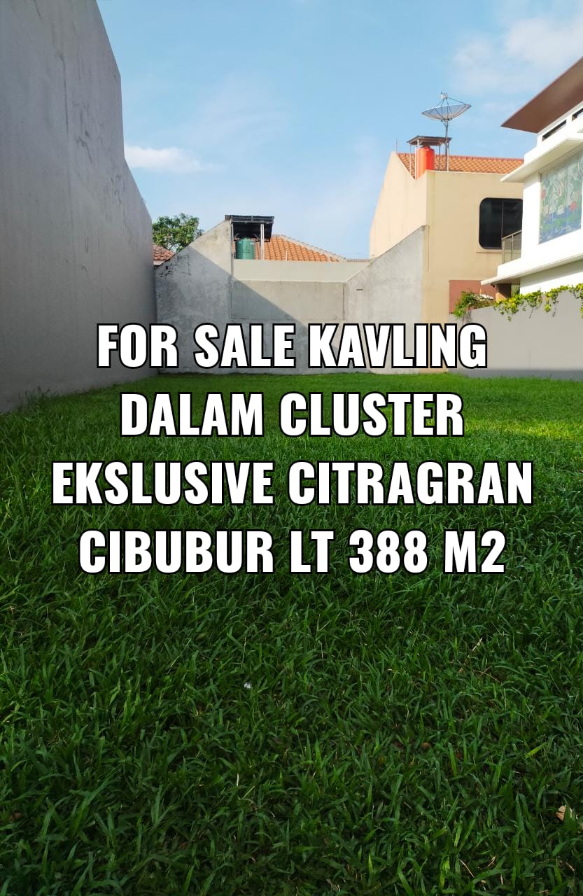 For sale Kavling