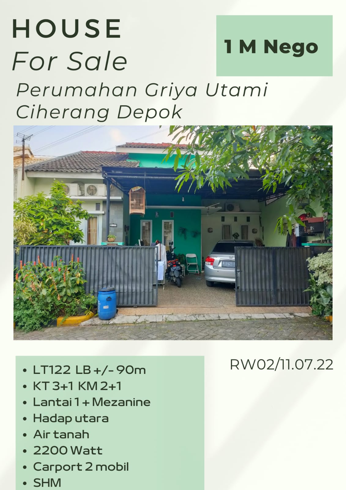 Dijual rumah