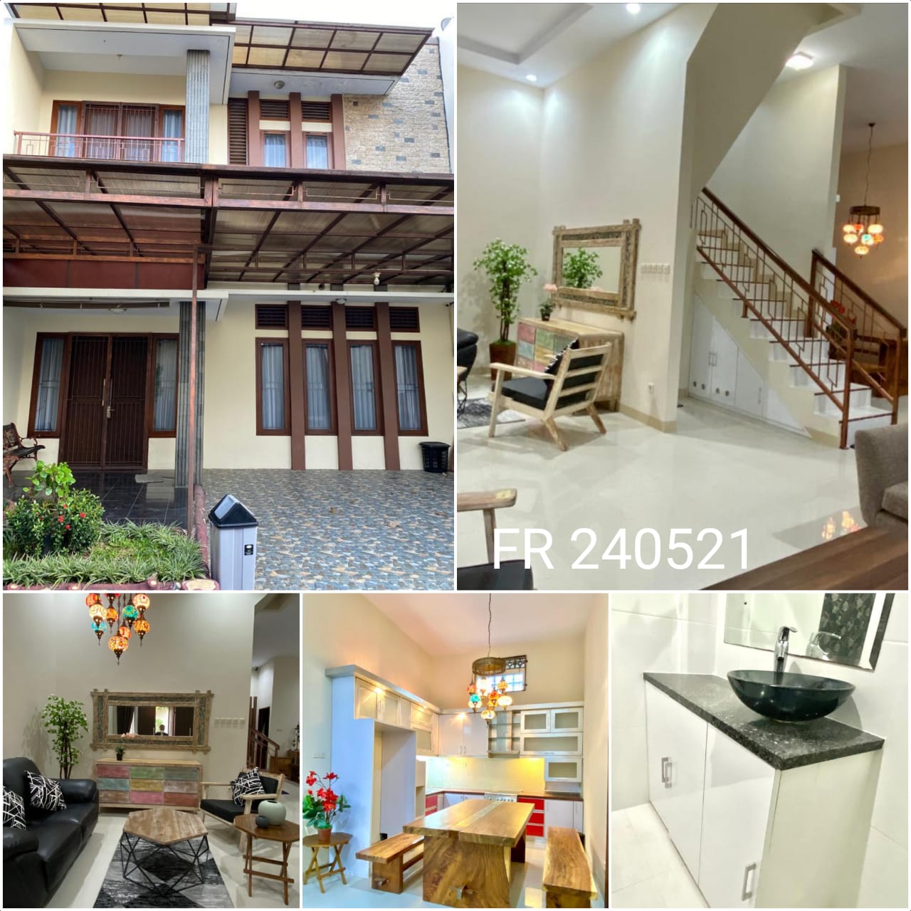 Di JUAL RUMAH SECOND FULLY FURNISHED SUDAH RENOVASI FURNITURE BARU DALAM TOWNHOUSE 