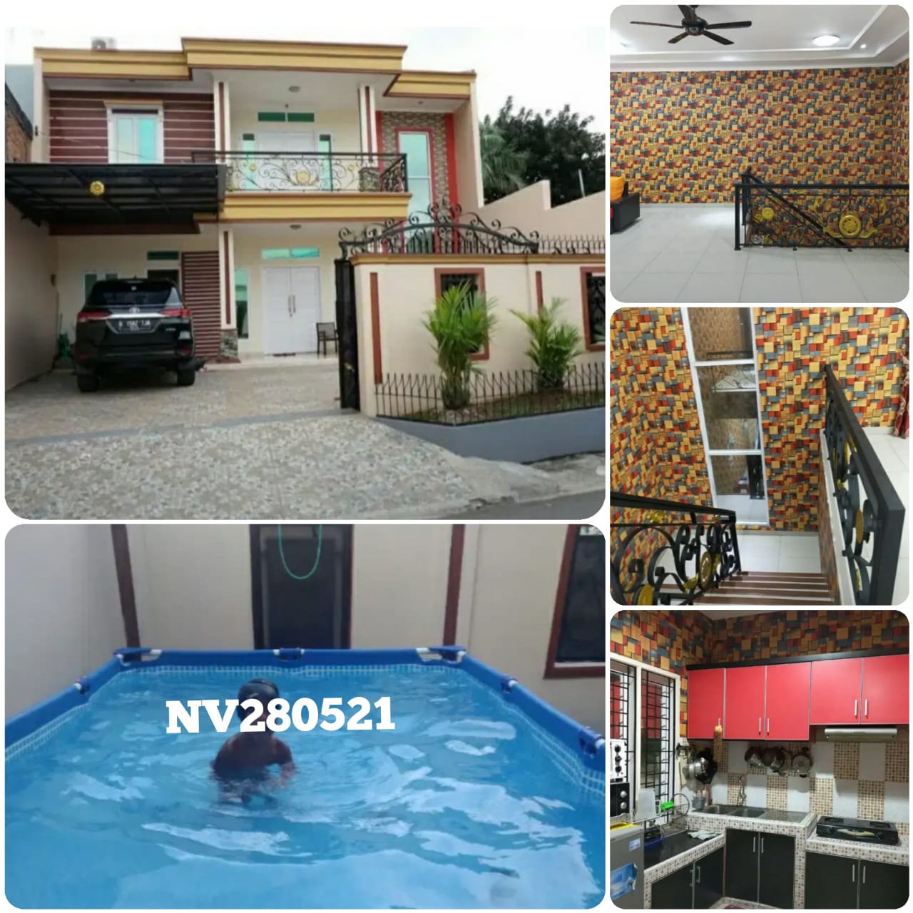 For Sale, Rumah Lux, Full Furnish dgn Swim Pool Mini di Cipinang