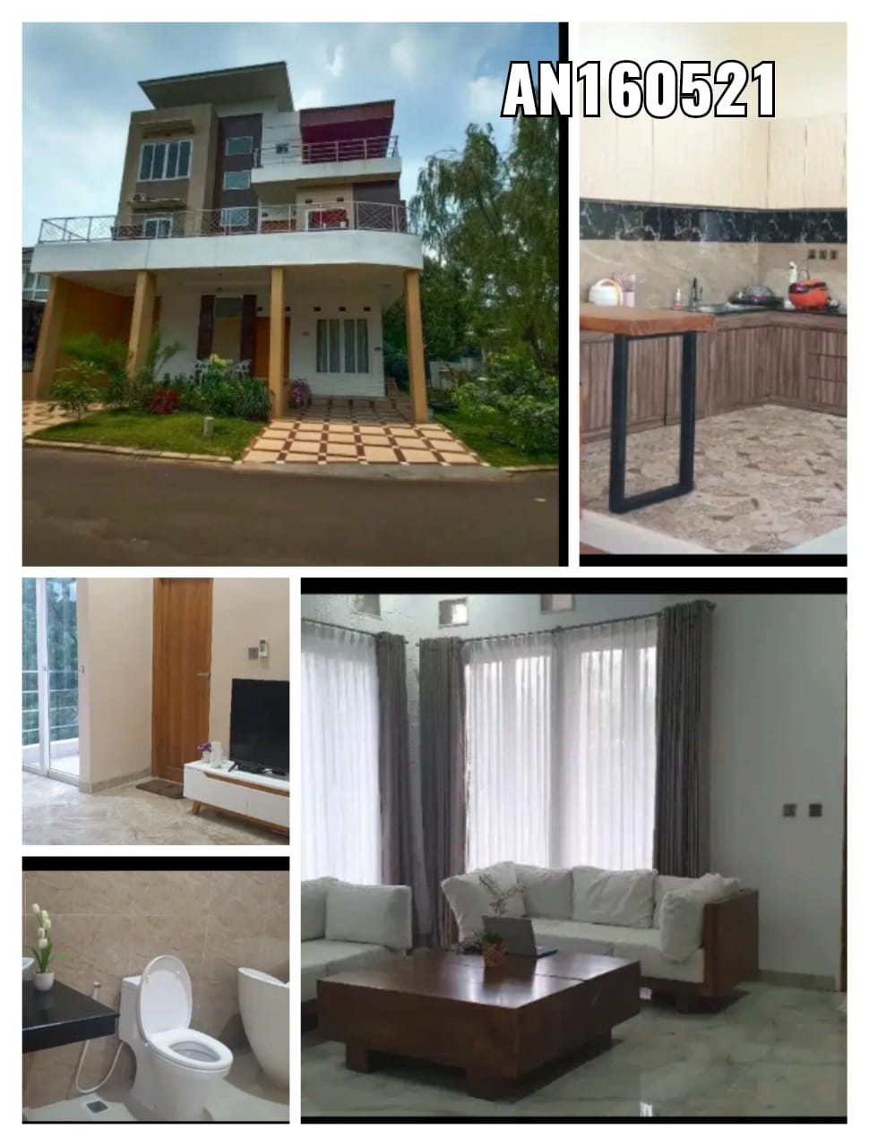 For sale Rumah cantik posisi hoek siap huni fully furnished 