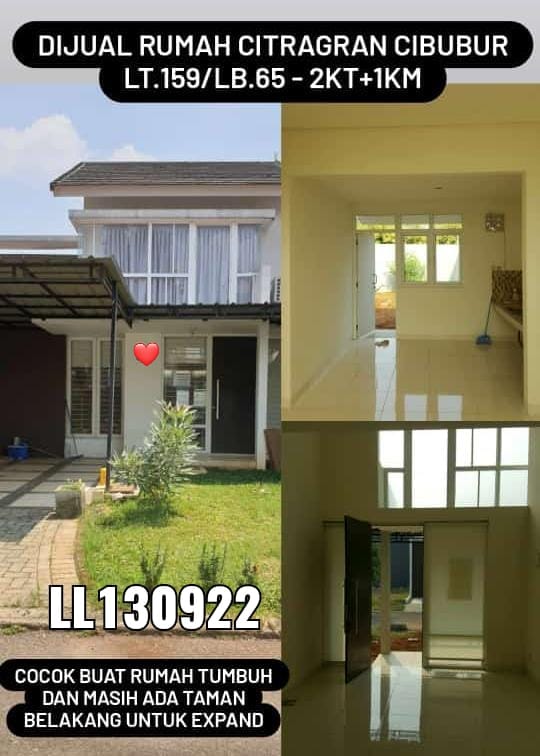 TURUN HARGA JUAL CEPAT!! Rumah tumbuh luas