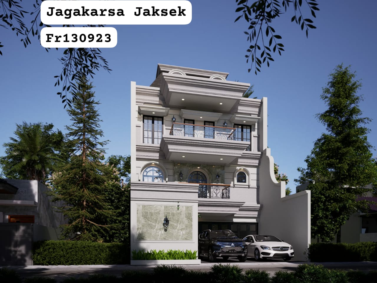 DIJUAL RUMAH MEWAH DESAIN CLASSIC TERBARU