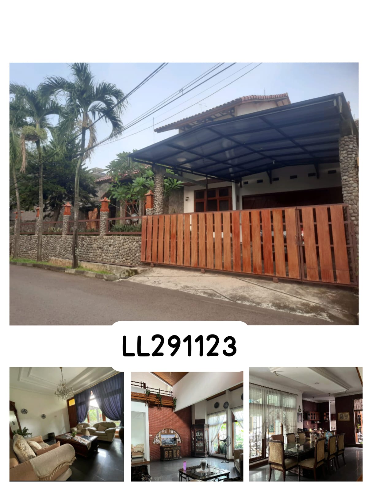 DIJUAL RUMAH LUAS 2 LANTAI Rumah semi furnish