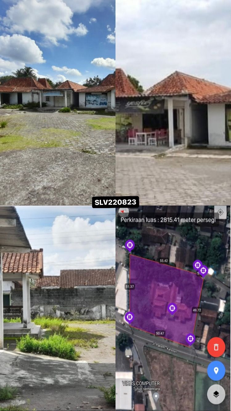 DIJUAL LAHAN LUAS BESERTA RUMAH TINGGAL