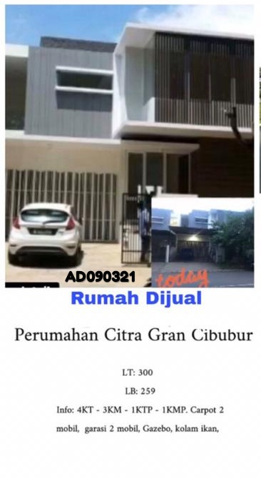 Rumah Citragran boulevard