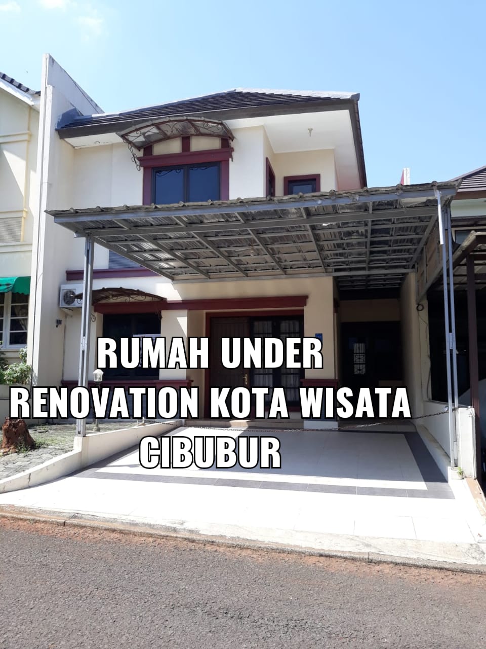 DIJUAL Rumah Under renovation