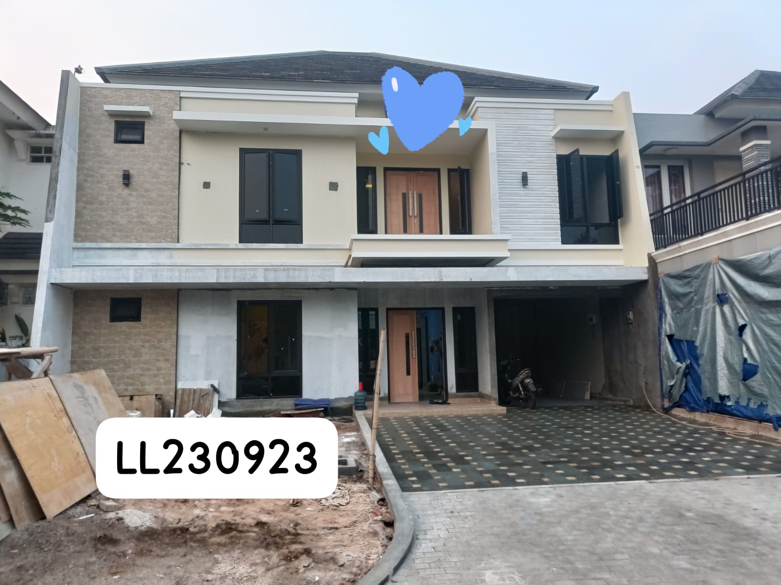 FOR SALE RUMAH UNDER CONSTRUCTION DEPAN TAMAN