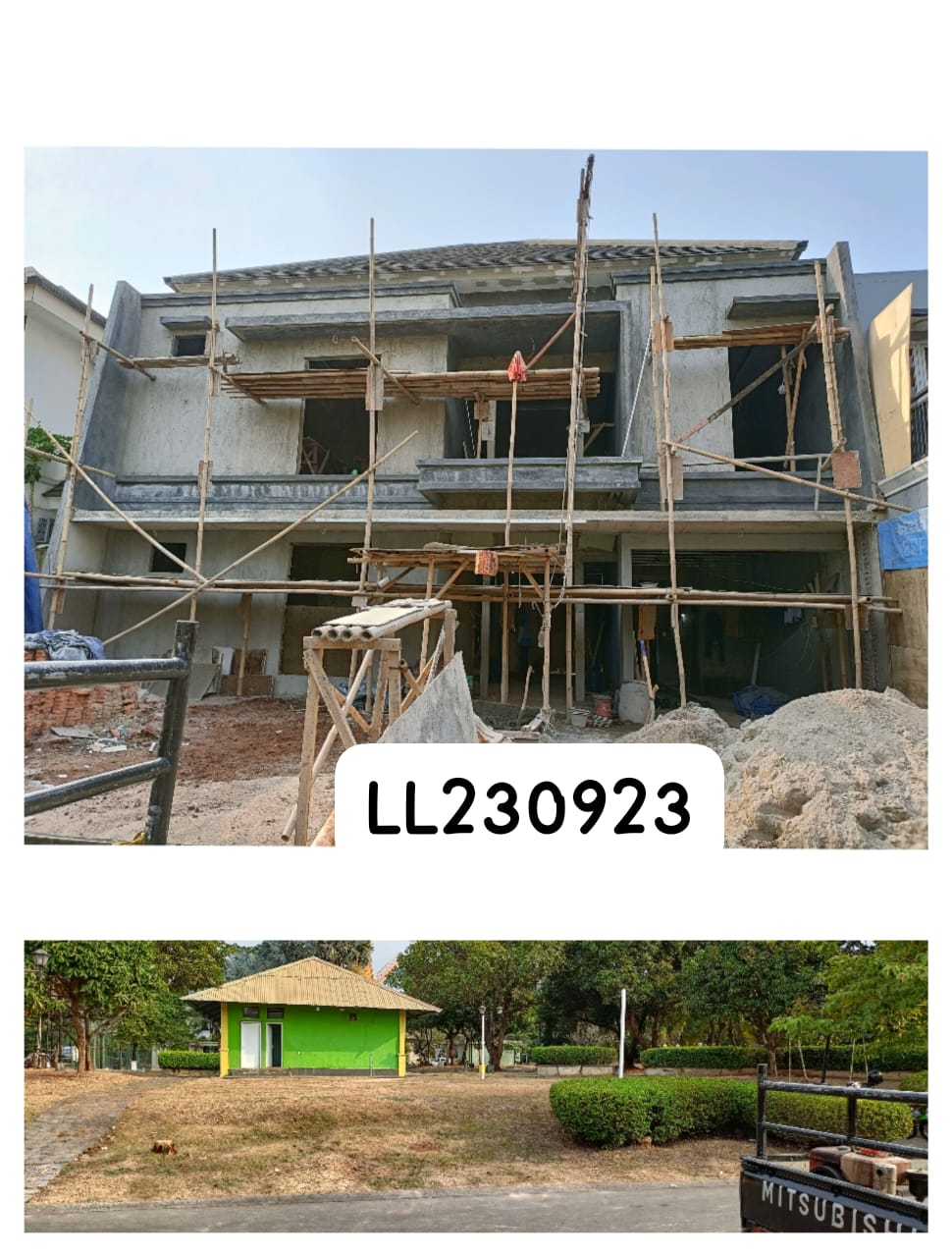 FOR SALE RUMAH UNDER CONSTRUCTION DEPAN TAMAN