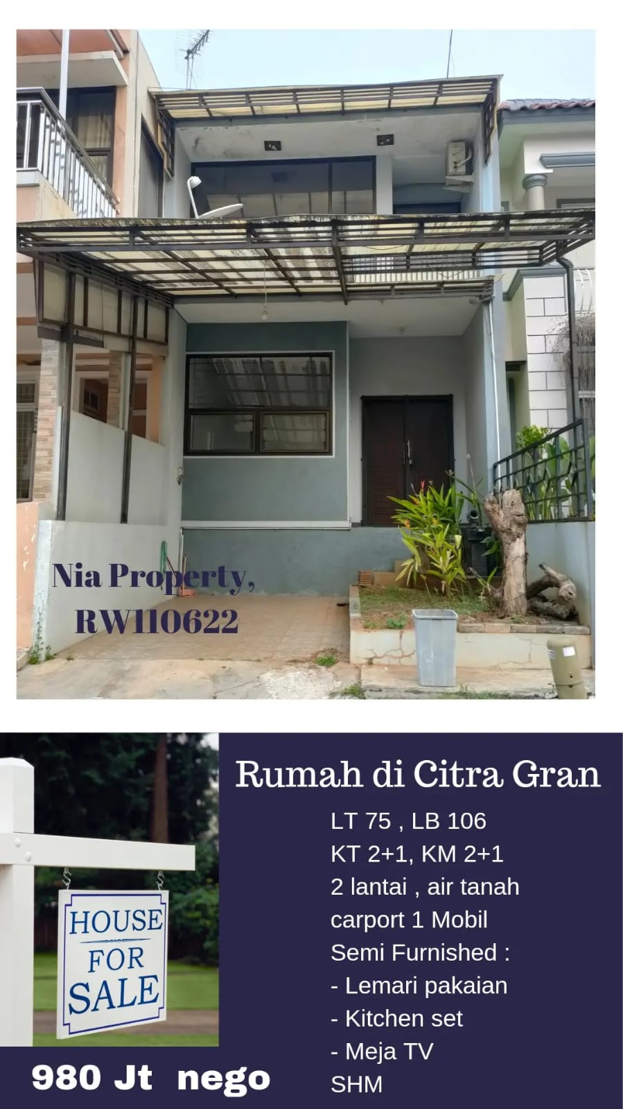 FOR SALE RUMAH