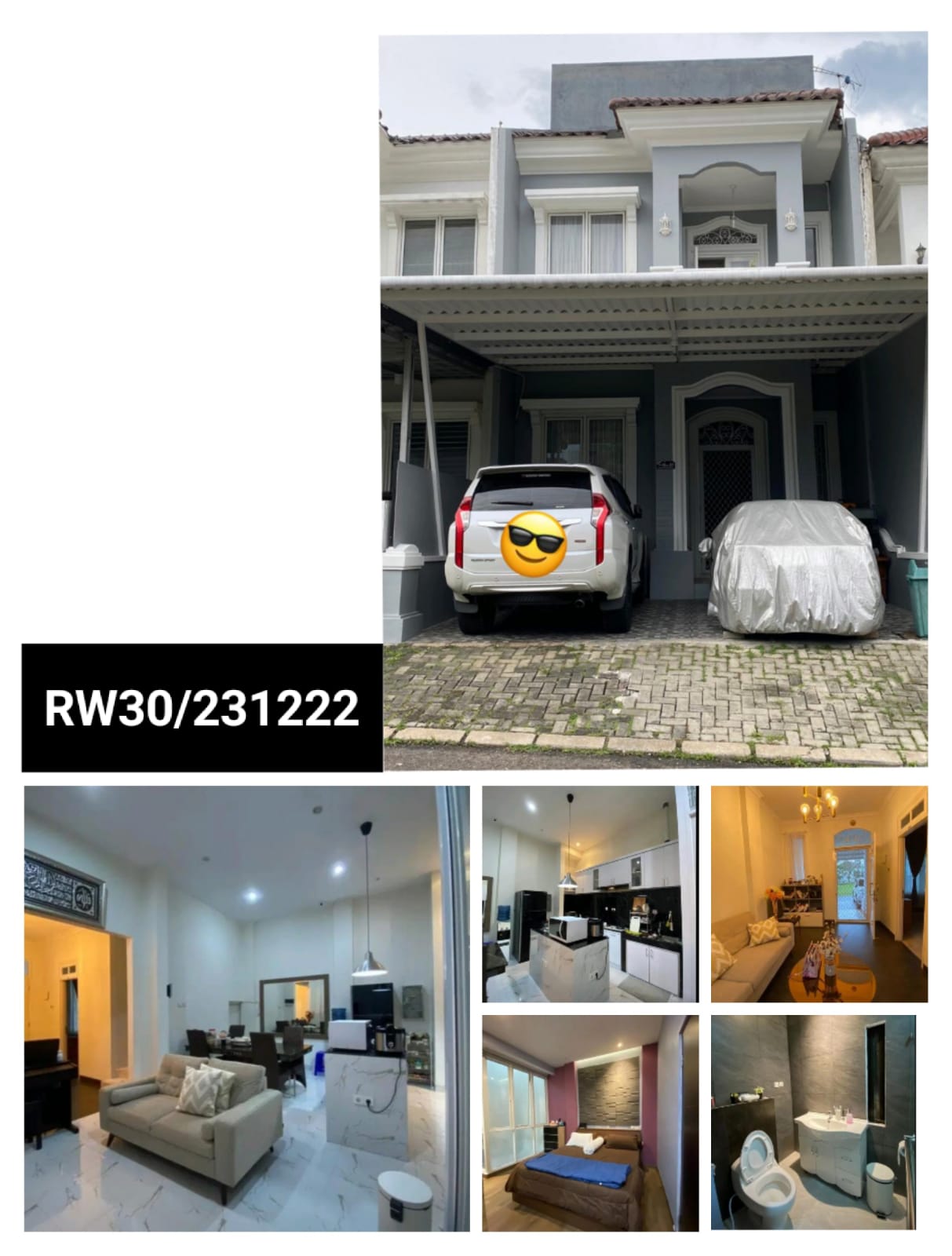 DIJUAL CEPAT Rumah Cantik Rapih, Siap Huni Semi Furnish